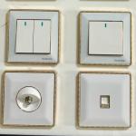 Game contact blanch doré GM par pics